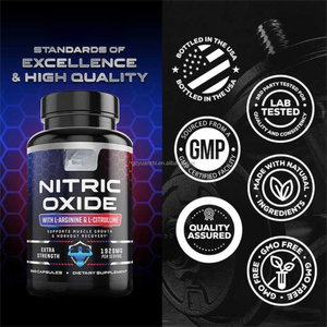 แคปซูลแอลอาร์จินีนและแอลซิทรูไลน์พรีเมียมพร้อมสูตรพื้นฐานจากพืชสำหรับปั๊มที่มีความทนทานต่อพลังงานแข็งแรงรองรับการจัดหาจำนวนมาก - Product Image 2