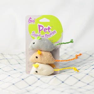 Jouet à mâcher interactif en peluche pour chat, en forme de souris, avec herbe à chat, pour le nettoyage des dents, vente en gros - Product Image 5