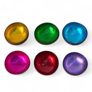 Cuencos de Coco Lacados Ecológicos, Cuenco Natural de Cáscara de Coco con Acabado Lacado para Venta al por Mayor - Product Image 1