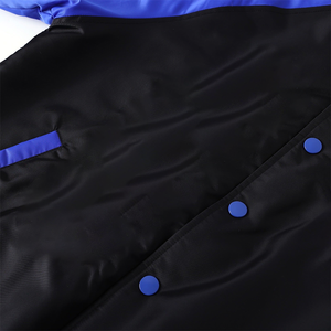 Chaqueta Bomber Universitaria Zeta Phi Beta Negra y Azul Real, Bordado Personalizado con Letras Griegas, Ropa Exterior de Primera Calidad, Estilo Urbano - Product Image 2