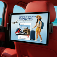 Tableta Publicitaria Personalizada para Asiento Trasero con Soporte, Kiosco de Señalización Digital, Terminal de Entretenimiento para Auto con NFC y Pago por Contacto, Tableta PC ODM