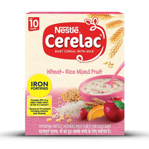 CERELACC Baby Cereal with Milk Rice From 6 to 24 Months 300 gm Free <b>Ship</b> - Product Image 3