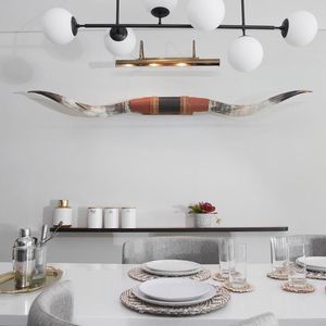 Décoration d'intérieur en corne longue naturelle pour charme rustique - Product Image 6