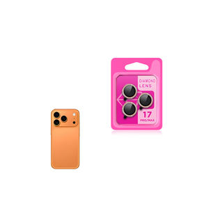 Protector de Lente de Cámara de Vidrio Templado de Alta Definición para iPhone 17 Pro Serie CL-06, Color Azul Marino - Product Image 2