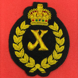 OES parche bordado Orden Masónica O estrella del Este OES emblema tela de sarga adhesivo Merrow borde bajo MOQ personalizado OES insignias - Product Image 4