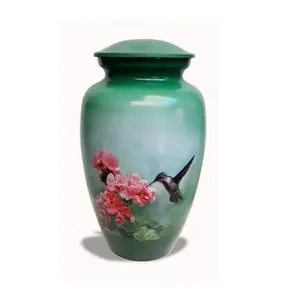 โกศโลหะทันสมัยสำหรับใส่เถ้ากระดูกสำหรับใส่ของชำร่วยสำหรับใส่ของชำร่วยสำหรับใส่ในงานศพ - Product Image 1