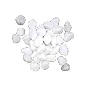 Offre Spéciale galets de galets blancs polis Style de conception industrielle Pierre naturelle Meilleur prix pour une utilisation paysagère - Product Image 2