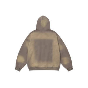 Vente en gros en ligne Nouveauté 2025 Qualité personnalisée French Terry 100% Coton délavé à l'acide et effet délavé par le soleil, coupe oversize pour homme, hiver - Product Image 5