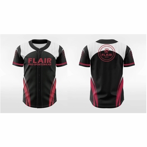 Customizable Breathable Polyester Crew Neck <b>Baseball</b> & Softball Jerseys Plus Size Sublimated Printed Design Wear <b>Sets</b> - Product Image 6