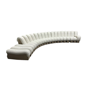 Canapé-<span class=keywords><strong>lit</strong></span> modulaire moderne sans fin, forme <span class=keywords><strong>de</strong></span> <span class=keywords><strong>serpent</strong></span>, canapé design pour hôtel, maison, cuir véritable, longs canapés pour salon - Product Image 4