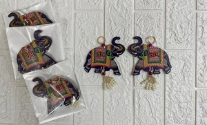 Mdf Elephant Shubh Labh Wall Hangings Housewarming Return Gifts Diwali Gifts Puja Gifts Wedding Favors Mandir Door Decor - Product Image 2