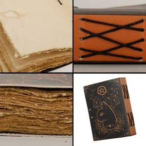 Customizable High Quality Vintage <b>Journal</b> Sketchbook Tree <b>Life</b> Embossed Leather Cover Medieval Travel Hardback Water Color Gift - Product Image 4