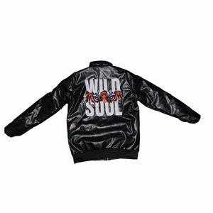 Venta caliente chaqueta de cuero de alta calidad para hombre chaqueta de cuero genuino motorista motocicleta slim fit - Product Image 2