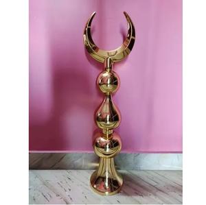 Minarete de Latón con Forma de Luna Creciente para Decoración de Mezquitas, Minarete de Latón con Forma de Luna Creciente con Proveedor Indio de Latón - Product Image 4