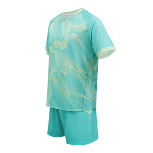 Camiseta de fútbol de manga corta de poliéster de secado rápido transpirable para hombre personalizado para adultos - Product Image 3