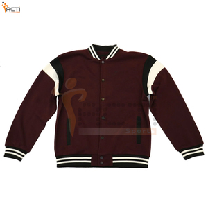Nouveau style de veste versity personnalisée pour hommes vestes versity en laine melton vente en gros avec veste versity en cuir pour hommes - Product Image 6