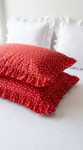 Funda de Almohada Rectangular de 50x70 cm, Tejida, con Volantes en Forma de Corazón, de Algodón, Moderna, de Lujo, Personalizable, Decorativa, Suave, Transpirable y Duradera, para Hotel - Product Image 5