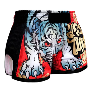 Shorts de Lucha Libre para Mujer, Ligeros, Personalizados al por Mayor, Logotipo Frontal, 100% Poliéster, Duraderos, Transpirables, de Secado Rápido, Marca Personalizada - Product Image 2