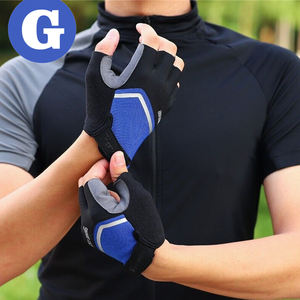 Guantes de impacto de medio dedo personalizados para hombres y mujeres Guantes de ciclismo antideslizantes para ciclismo de montaña - Product Image 3