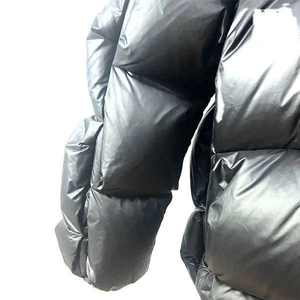 Luxury Men's Bubble Jacket Warm <b>Padded</b> Canvas <b>Coat</b> <b>Waterproof</b> Windproof Trendy Lightweight for Casual Winter Wear - Product Image 2