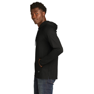 เสื้อฮู้ดผู้ชายผ้าโพลีเอสเตอร์, ผ้าฝ้ายโพลีเอสเตอร์แบบสวมหัวมีฮู้ดน้ำหนักเบา - Product Image 2