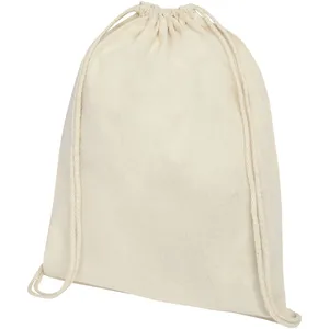 Sacs de sport en coton d'Oregon personnalisables avec cordon de serrage pour le merchandising et les promotions - Product Image 1