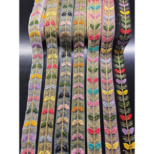 Tissu de mariée en dentelle de miel en gros, marque Honey Lace, broderie de sequins, motif floral, tenue de fête de mariage, style moderne et traditionnel, style professionnel - Product Image 1