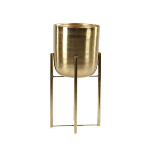 Macetas clásicas de Metal de hierro indio, soporte para macetas con recubrimiento en polvo para el hogar, jardín, Hotel, restaurante, decoración de sala de estar - Product Image 1
