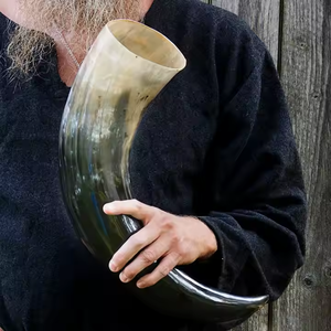Cuerno para Beber Hecho a Mano, 100% Natural, Ecológico y Moderno, Opción Económica para Beber Cerveza de Crescent Crafts - Product Image 2