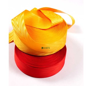 ริบบิ้นเหรียญรางวัลผ้าฝ้ายพิมพ์ลายแบบสองหน้าโดยตรงลายเหรียญริบบิ้นออกแบบได้ตามต้องการ - Product Image 2