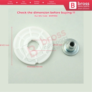 BWR1065 <b>Electrical</b> Power Window Regulator Corner Wheel <b>Kit</b> for - Product Image 5