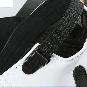 Casquette de baseball décontractée à panneaux, réglable, en cuir, style camionneur, 6 panneaux, avec sangle, imperméable, broderie 3D, unisexe, unie - Product Image 6