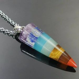 Meilleure qualité Offre Spéciale naturel unisexe pendentif collier Chakra pierre hexagone en forme pour la guérison décoration cadeau - Product Image 4