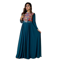 Robes de soirée et de mariage pour femmes, style tribal Kuchi afghan, vintage, en dentelle moderne, longueur genou, personnalisables, faible MOQ