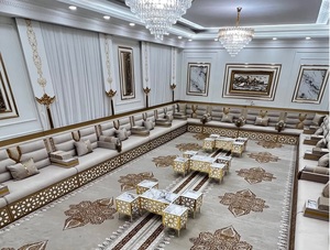 Conjunto de Sala de Estar Tradicional Árabe Majlis |   Tela Plegable Extensible Modular |   Personalizable |   Envío Gratuito a Todo el Mundo | - Product Image 1