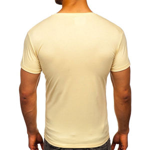 Camiseta Deportiva Transpirable de Secado Rápido 100% Algodón Personalizada al por Mayor para Hombre, Ropa Deportiva para Gimnasio - Product Image 3