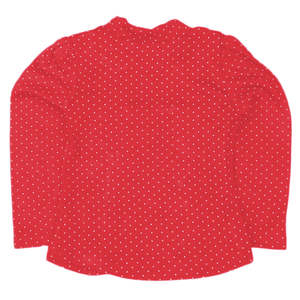 T-shirt à manches longues pour filles - Bordeaux - Product Image 3