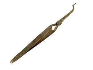 Pince de maintien orthodontique manuelle de précision mondiale pour la pose d'attaches dentaires en acier inoxydable ergonomique CE - Product Image 5