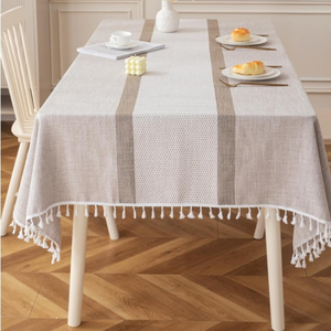 Soft Washed Linen <b>Tablecloth</b> Stonewashed Natural Dining Table Cloth Custom Size Home Use - Product Image 5