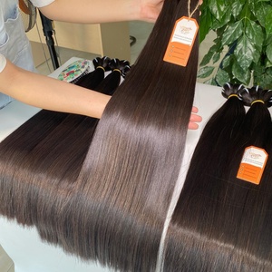 Meilleure vente en gros Paquets de trame droite en os Extensions de cheveux humains de luxe 12A Grade 100% Cheveux vietnamiens bruts non transformés - Product Image 2