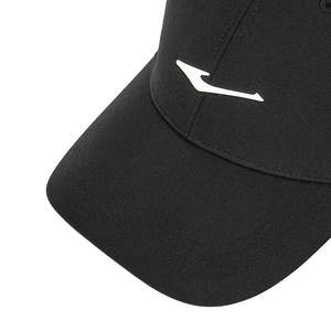 Gorra de Béisbol ERKE 10326211007-003 de Algodón Twill Negra con Visera Curva de Estilo Étnico de Lujo y Patrón de Hojas y Leopardo a la Moda - Product Image 3