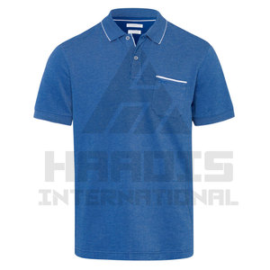 เสื้อโปโลสำหรับผู้ชายเสื้อโปโลแบบเรียบพอดีระบายอากาศสไตล์สตรีท - Product Image 4