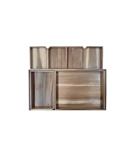 Thiết kế mới Hộp May bằng gỗ với ngăn và nắp-thủ công hộp gỗ với phân đoạn ngăn và đầu cho Hộp quà tặng - Product Image 1