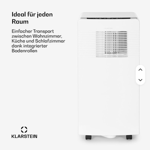 Climatiseur portable tour 7000 BTU pour la maison, contrôle via application WiFi, 3 en 1 (refroidissement, déshumidificateur, ventilateur), 10-15 m², 50 dB, blanc - Product Image 3