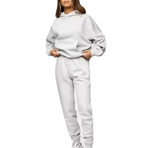 2025ชุดวอร์มแบบสวมศีรษะสำหรับผู้ชายและผู้หญิงชุดวอร์มเสื้อเชิ้ตและกางเกงมีดีไซน์และโลโก้ของคุณเอง - Product Image 1