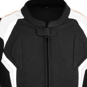 Vestes de moto en cuir de haute qualité pour hommes - Manches longues, séchage rapide, prêtes pour l'été/l'hiver, personnalisables - Product Image 4