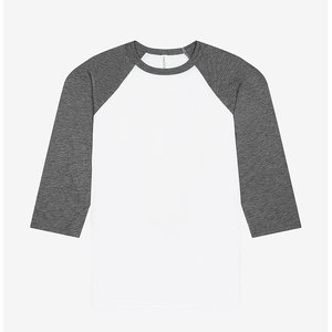 Unisex Raglan 3/4 Sleeve Classic <b>Baseball</b> <b>Tee</b> Perfect Blank for Screen Printing Breathable 3/4 Sleeve <b>Baseball</b> Tri-Blend <b>Tee</b> - Product Image 1