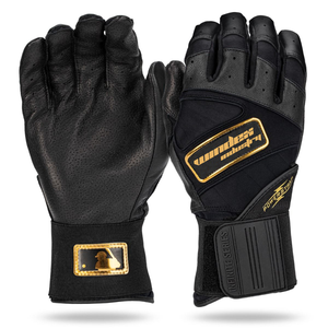 Para Campion Long Cuff Franklin Batting Glove 100% Premium Cabretta Leather Diseño único Precio al por mayor Guantes de bateo de béisbol - Product Image 1