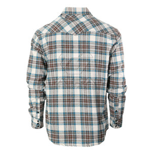 Chemise en flanelle pour homme, 100% coton, couleur unie, haute qualité, prix bas, meilleur design, style poche poitrine, décontractée, respirante, automne - Product Image 3