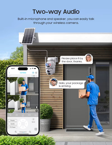 Telecamera di Sicurezza Solare 4G con Scheda SIM, Sensore CMOS 1080P, Archiviazione Cloud, Audio Bidirezionale, Rilevamento Umano e Tracciamento Intelligente del Movimento - Product Image 5